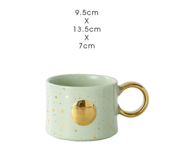 Trendy Ceramic Cup Couple Pair Cup Mug Coffee Cup - Image 5
