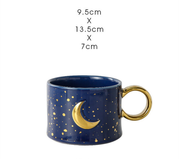 Trendy Ceramic Cup Couple Pair Cup Mug Coffee Cup - Image 3