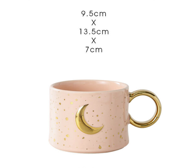 Trendy Ceramic Cup Couple Pair Cup Mug Coffee Cup - Image 4