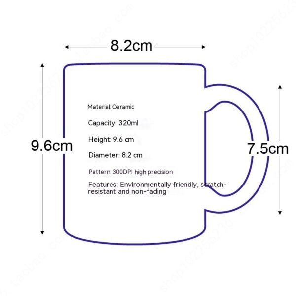 Coffee Spelld Ceramic Mug - Image 4
