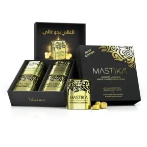 MASTIKA GUM Natural Premium (Mixed with gold)  24 Pieces